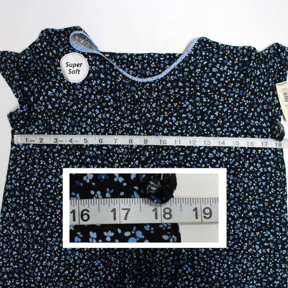 Women's 2 Piece Large Pajama Set - Short Sleeve Top - Mid Length Style Bottoms - Picture 4 of 11